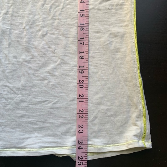 Lululemon Athletica Light Yellow Racerback Athletic Lightweight Tank Top size S - Picture 8 of 9